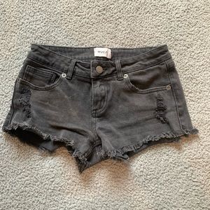 RVCA low rise relaxed denim shorts